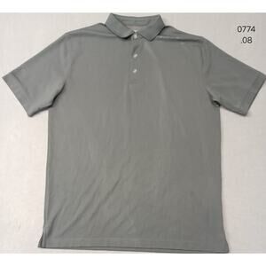 Callaway (Medium) Men's Gray Opti-Dri Button Polo Shirt